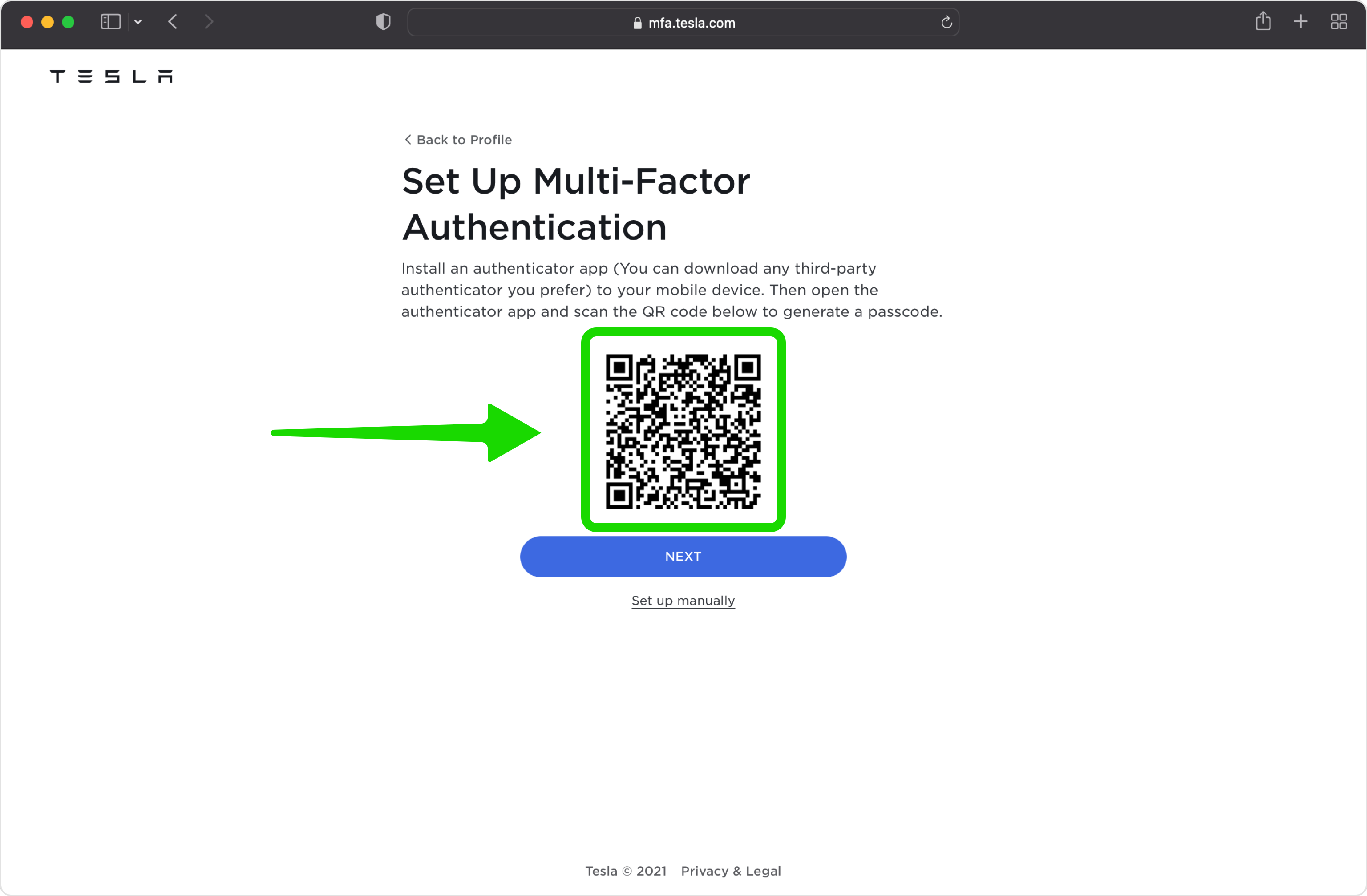 Bekijk de QR-code