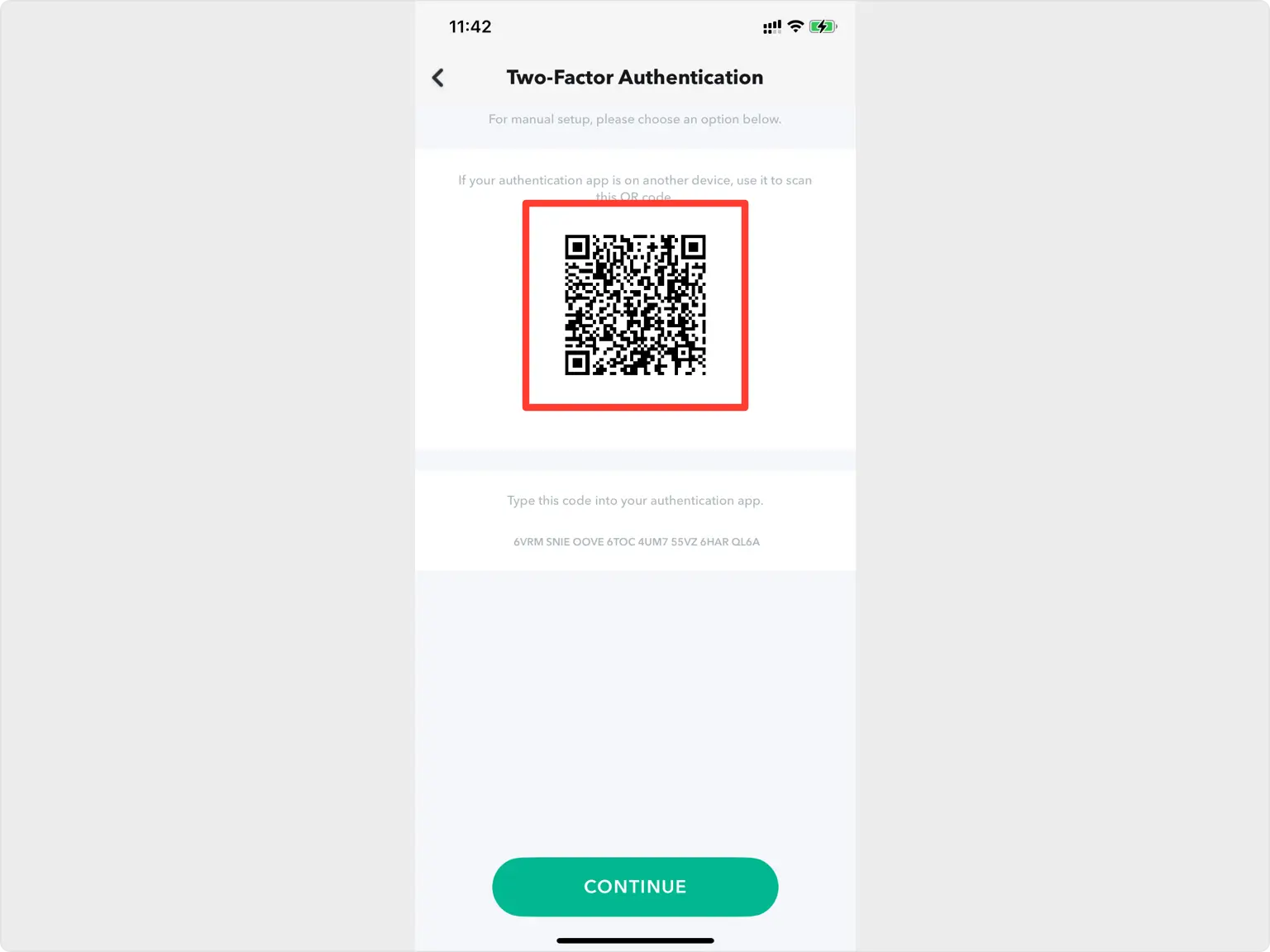 Erfassen Sie den QR-Code